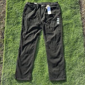 NWT Levis‎ 541 Athletic Taper Flex Stretch Black Jeans Mens Size 42x36